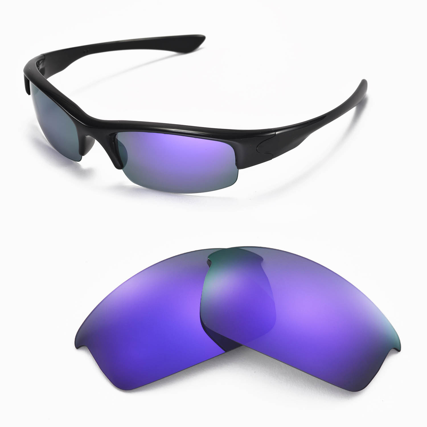 Walleva Replacement Lenses for Oakley Bottlecap Sunglasses Multiple